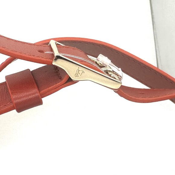 Christian Louboutin LOUBI54 Leather Crossbody Shoulder Bag Rouquine - Picture 16 of 16